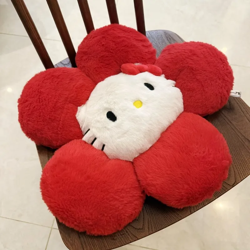 45 см плюшевые цветы My Melody Hellokittys, милая мультяшная подушка в форме цветка Kuromi, офис, общежитие, гостиная, сиденье, подушка для ягодиц 
45 см плюшевые цветы My Melody Hellokittys, милая мультяшная подушка в форме цветка Kuromi, офис, общежитие, гостиная, сиденье, подушка для ягодиц