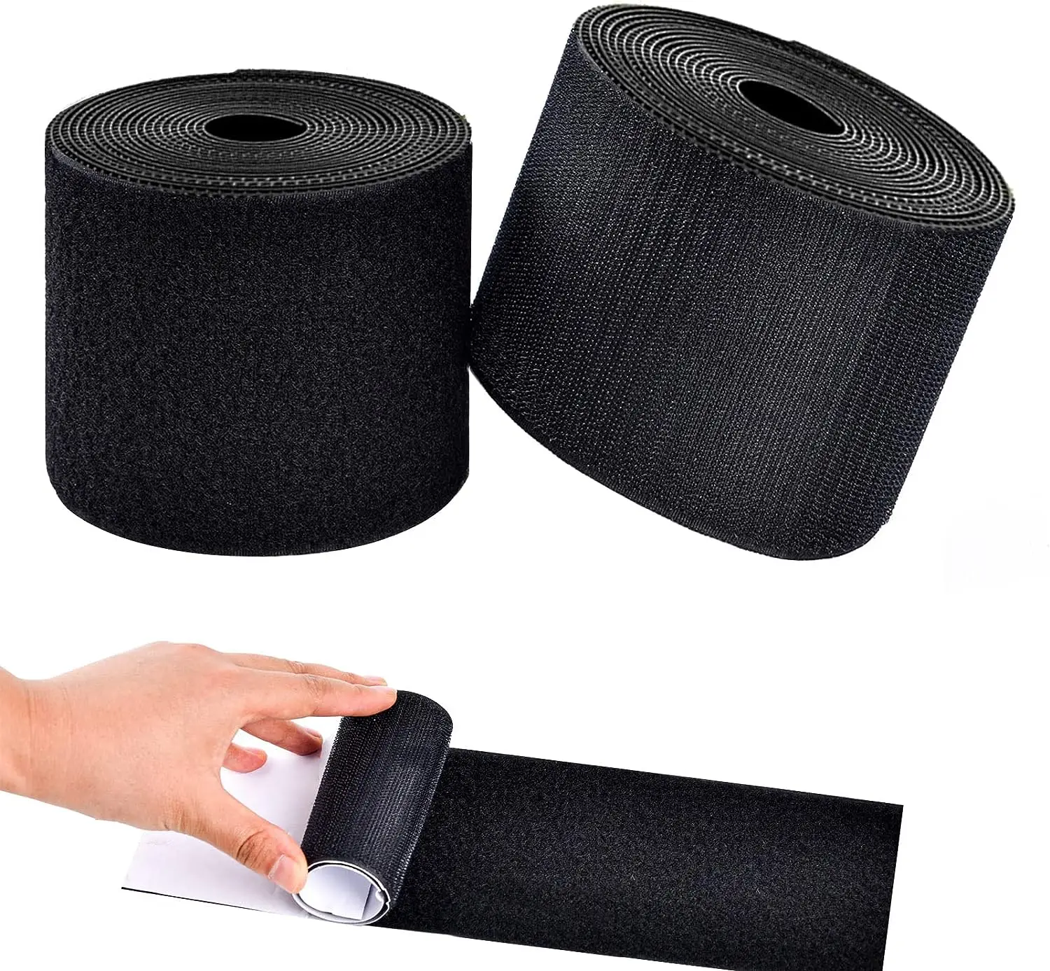 1/2/5M Strong Self Adhesive Fastener Hook and Loop Strips with Glue Double-Side Mounting Tapes DIY Craft Accessories 50mm Black
1/2/5M Strong Self Adhesive Fastener Hook and Loop Strips with Glue Double-Side Mounting Tapes DIY Craft Accessories 50mm Black