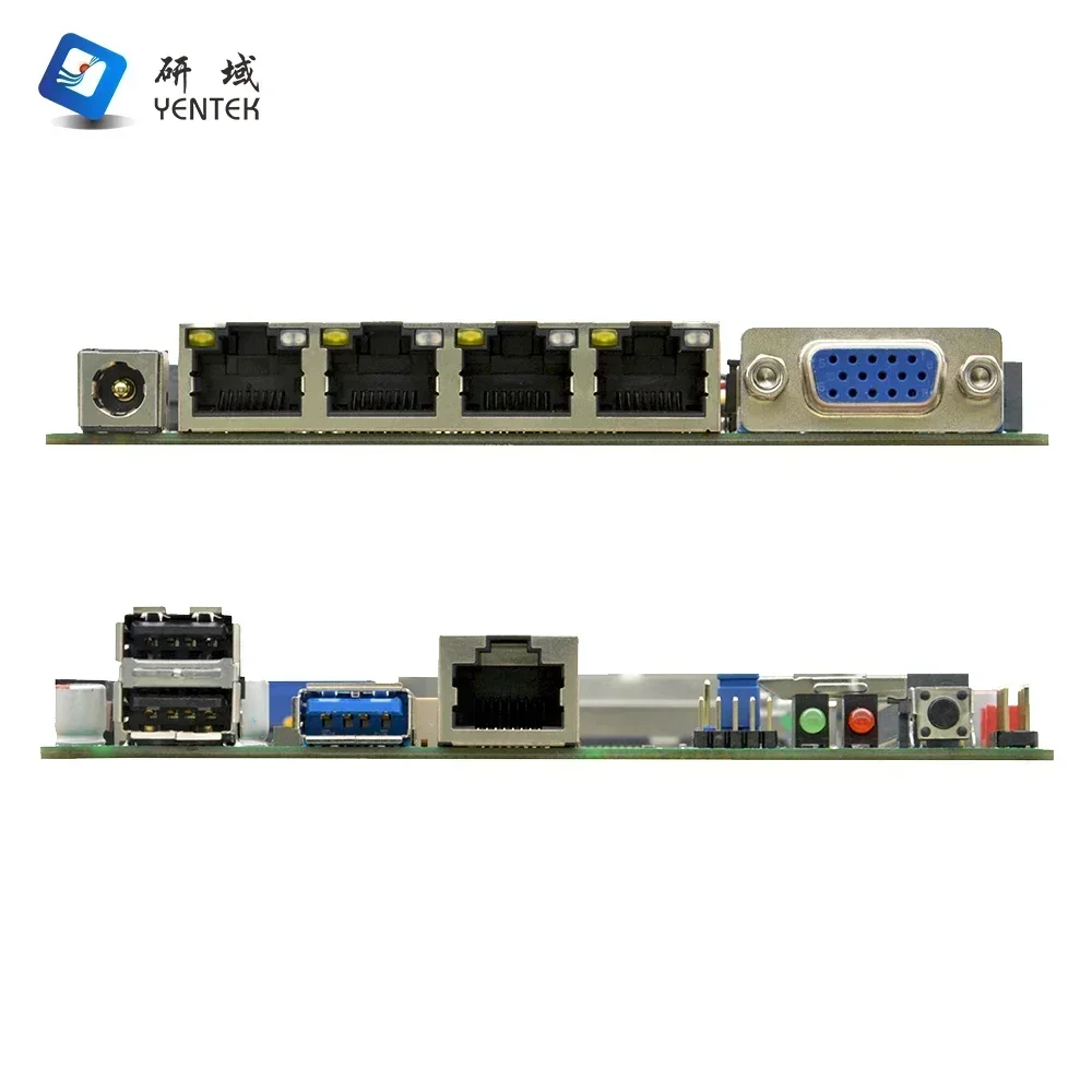 New New Motherboard With Processor Celeron J4125 DDR4 MSATA Linux Ubuntu 4 LAN RJ45 Network Firewall Server Router Motherboard
New New Motherboard With Processor Celeron J4125 DDR4 MSATA Linux Ubuntu 4 LAN RJ45 Network Firewall Server Router Motherboard
