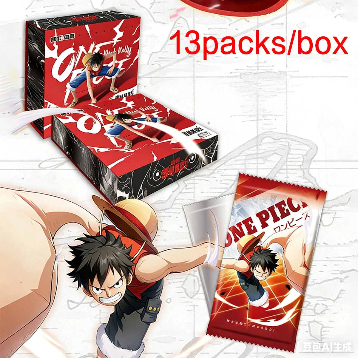 Коллекционный набор карт Bandai One Piece Anime Booster Box, редкие карты с Луффи, Зоро и Шанксом, памятные карты One Piece, идеальная коллекция для энтузиастов.
Коллекционный набор карт Bandai One Piece Anime Booster Box, редкие карты с Луффи, Зоро и Шанксом, памятные карты One Piece, идеальная коллекция для энтузиастов.