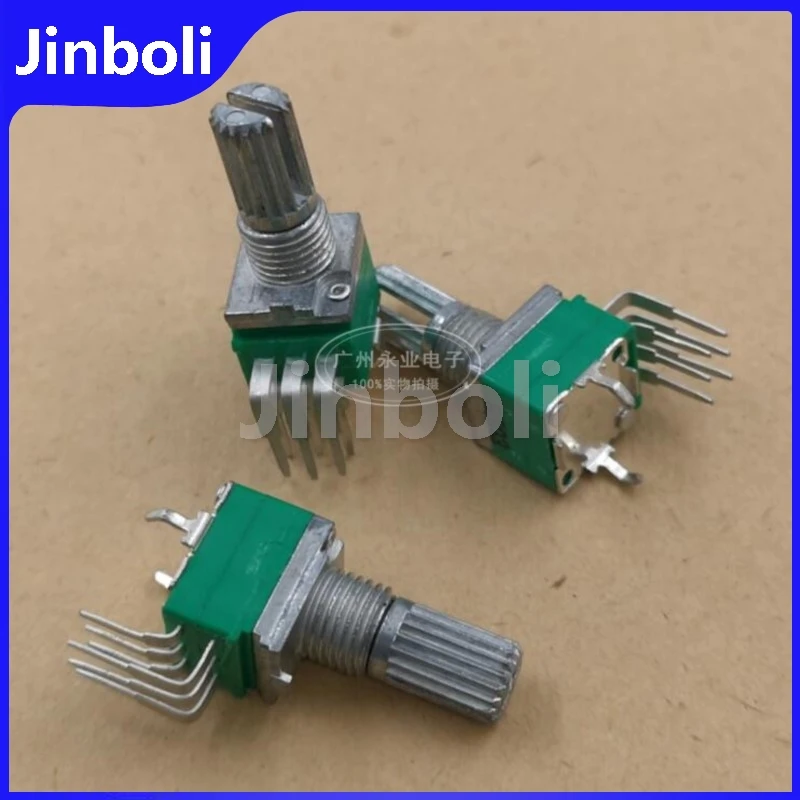 2PCS RK097G Double Vertical Potentiometer Bent Foot 6Pins A10K A103 A20K A203 A50K A503 A100K A104 Audio Volume Potentiometer
2PCS RK097G Double Vertical Potentiometer Bent Foot 6Pins A10K A103 A20K A203 A50K A503 A100K A104 Audio Volume Potentiometer