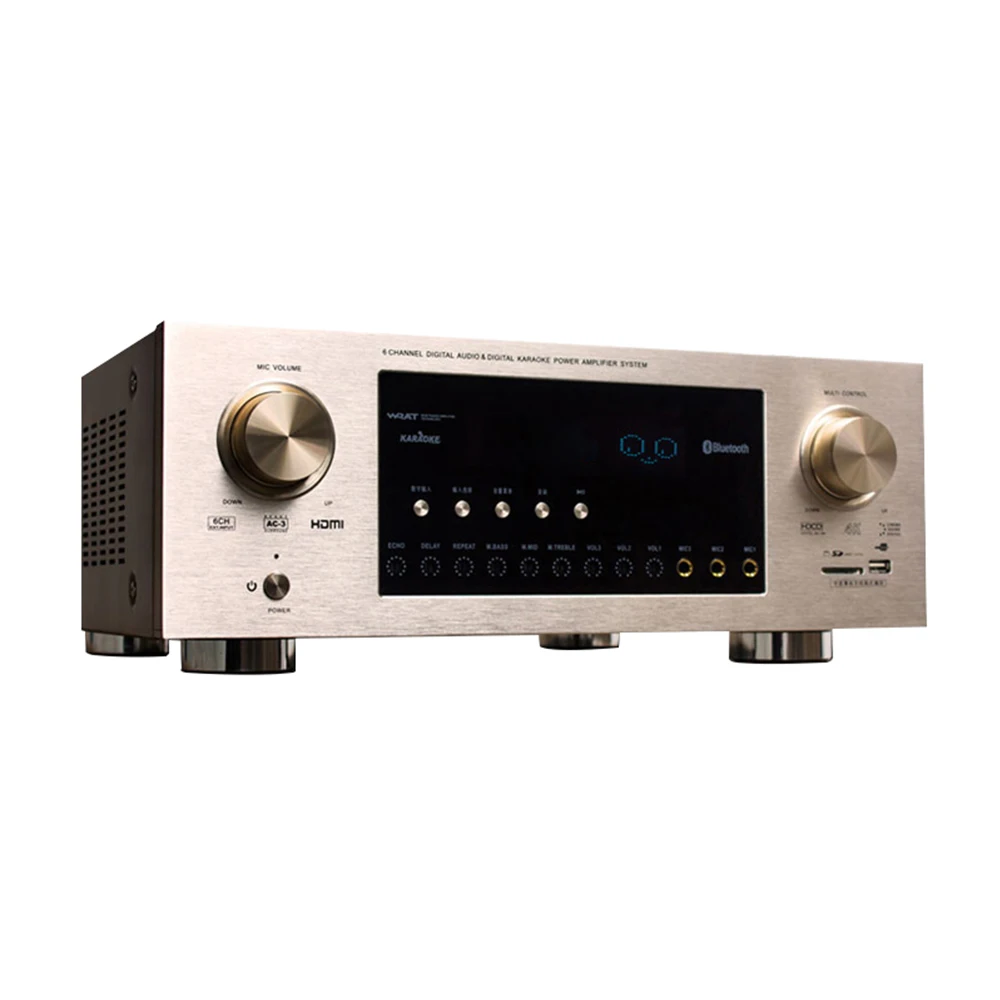 5.1 Channel Home Theater Power Amplifier Home Theater Power Amplifier 150W*2 8ohm Power Amplifier
5.1 Channel Home Theater Power Amplifier Home Theater Power Amplifier 150W*2 8ohm Power Amplifier