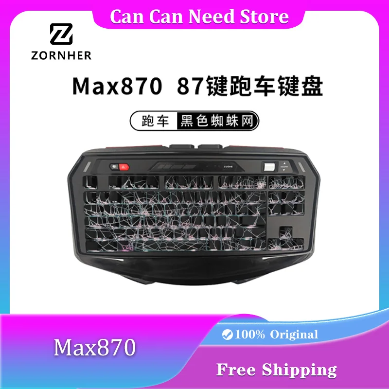 ZUOHE Max870 Mechanical Keyboard Tri Mode Multifunctional Scroll Wheel 8000mAh RGB Hot Swap Customized Pc Gaming Keyboard
ZUOHE Max870 Mechanical Keyboard Tri Mode Multifunctional Scroll Wheel 8000mAh RGB Hot Swap Customized Pc Gaming Keyboard