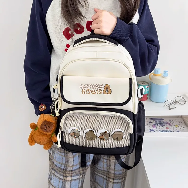 Original Daily Double Shoulder College Wind Crossbody Two Dimensional Yuan Transparent Bar Campus Large Capacity Pain Pack Girl
Original Daily Double Shoulder College Wind Crossbody Two Dimensional Yuan Transparent Bar Campus Large Capacity Pain Pack Girl