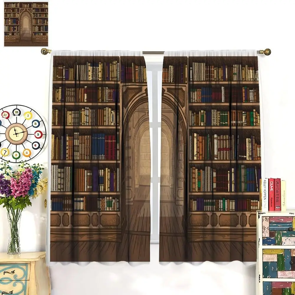 Vintage Bookshel Kids Curtains,ry Learning Education Study Bookcase Theme Window Treaents or Living Room Bedroom Classroom Kids
Vintage Bookshel Kids Curtains,ry Learning Education Study Bookcase Theme Window Treaents or Living Room Bedroom Classroom Kids