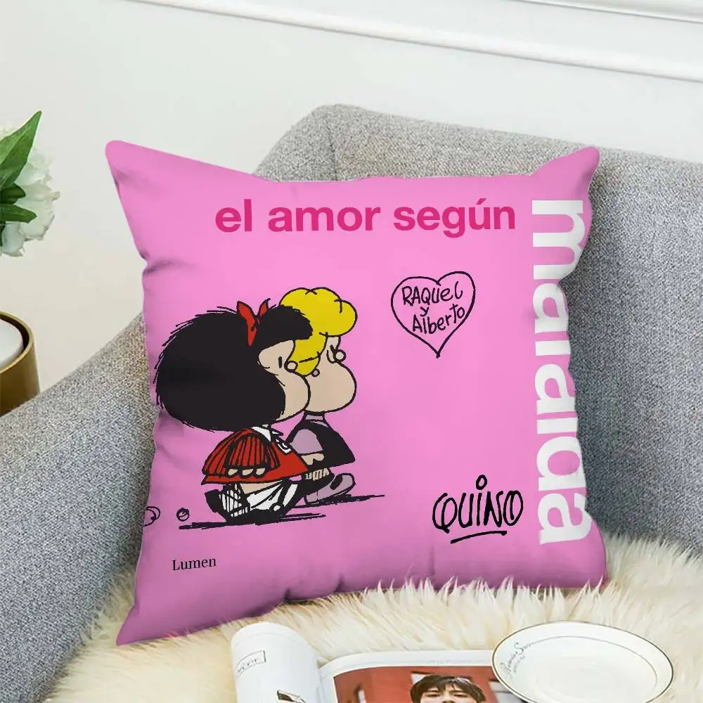 Cartoon Mafalda Pillow Case Double-Sided Printing Cushion Cover 45x45 Decorative Cushions Sofa Home Decor Soft Pillowcase
Cartoon Mafalda Pillow Case Double-Sided Printing Cushion Cover 45x45 Decorative Cushions Sofa Home Decor Soft Pillowcase