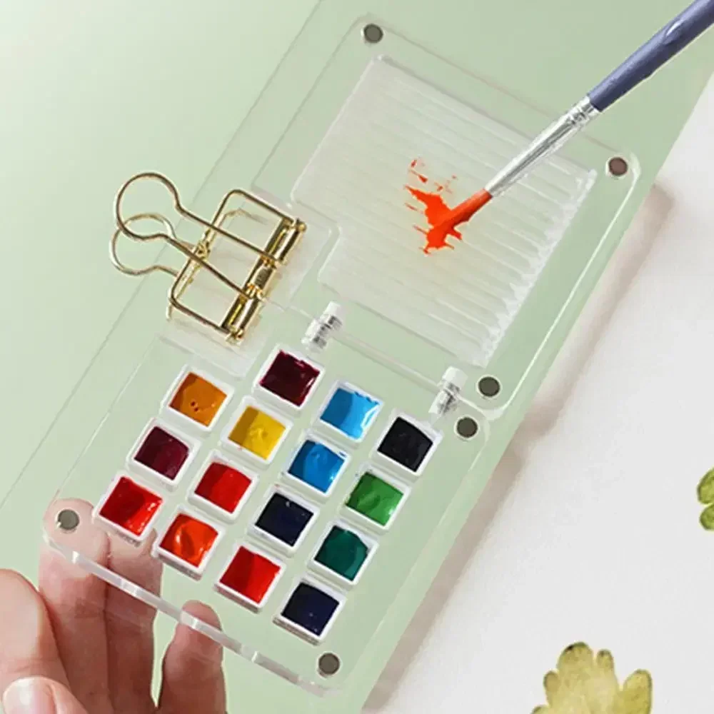 8/15 Grid Mini Portable Pigment Box, Transparent Alex Pigment Packaging Box Palette, Suitable for Watercolor and Acrylic Pigment
8/15 Grid Mini Portable Pigment Box, Transparent Alex Pigment Packaging Box Palette, Suitable for Watercolor and Acrylic Pigment