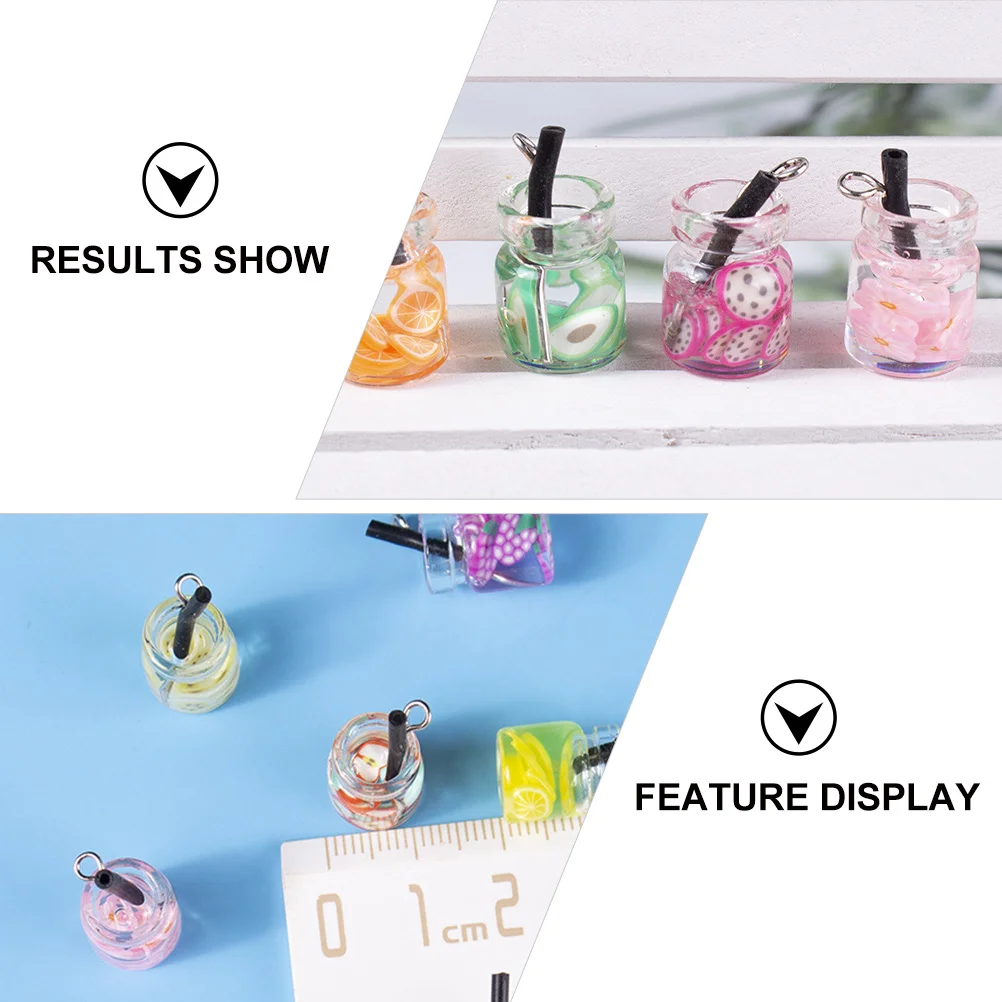 30Pcs Mini Bottle Pendant Beverage Charms DIY Jewelry Making Craft Decoration Accessories Beverage Bottle Charms
30Pcs Mini Bottle Pendant Beverage Charms DIY Jewelry Making Craft Decoration Accessories Beverage Bottle Charms