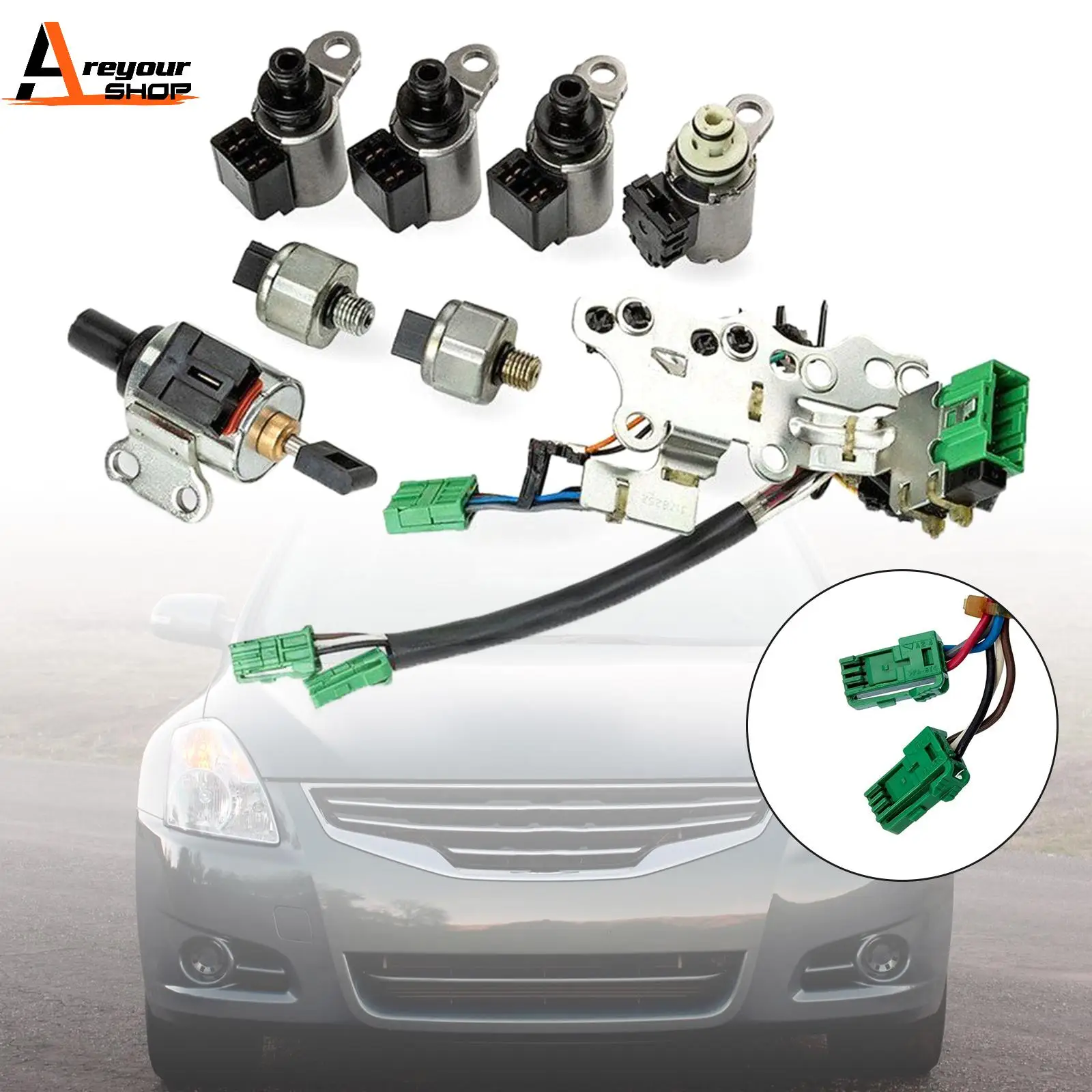Areyourshop CVT Transmission Solenoid Valve Kit 33446-JF011 for Nissan Altima/Rogue 07-2012
Areyourshop CVT Transmission Solenoid Valve Kit 33446-JF011 for Nissan Altima/Rogue 07-2012