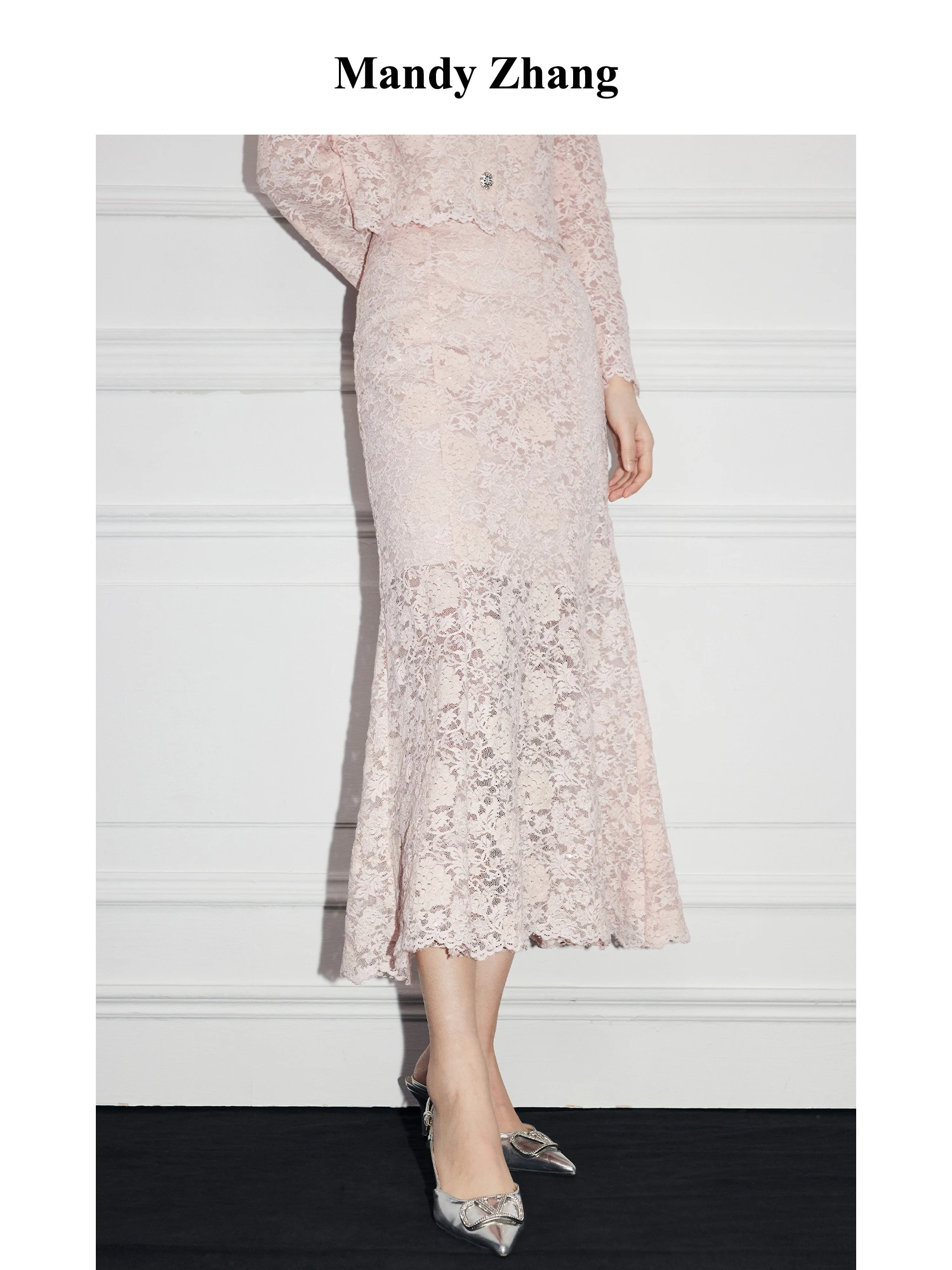 Юбка-полусолнце MandyZhang Spring Design с розовым кружевом и эффектом «рыбий хвост», женская, с завышенной талией, А-силуэт, длинная, с цветочным узором, элегантный стиль
Юбка-полусолнце MandyZhang Spring Design с розовым кружевом и эффектом «рыбий хвост», женская, с завышенной талией, А-силуэт, длинная, с цветочным узором, элегантный стиль