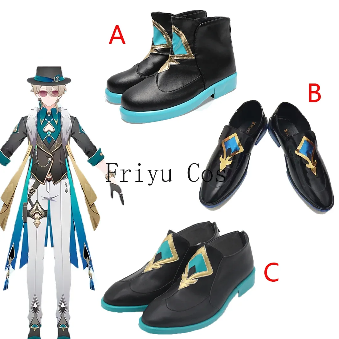 Aventurine Cosplay Shoes Costume Accessories Prop Game Honkai Star Rail Halloween Anime Cosplay Party Men Fancy Ankle boot
Aventurine Cosplay Shoes Costume Accessories Prop Game Honkai Star Rail Halloween Anime Cosplay Party Men Fancy Ankle boot