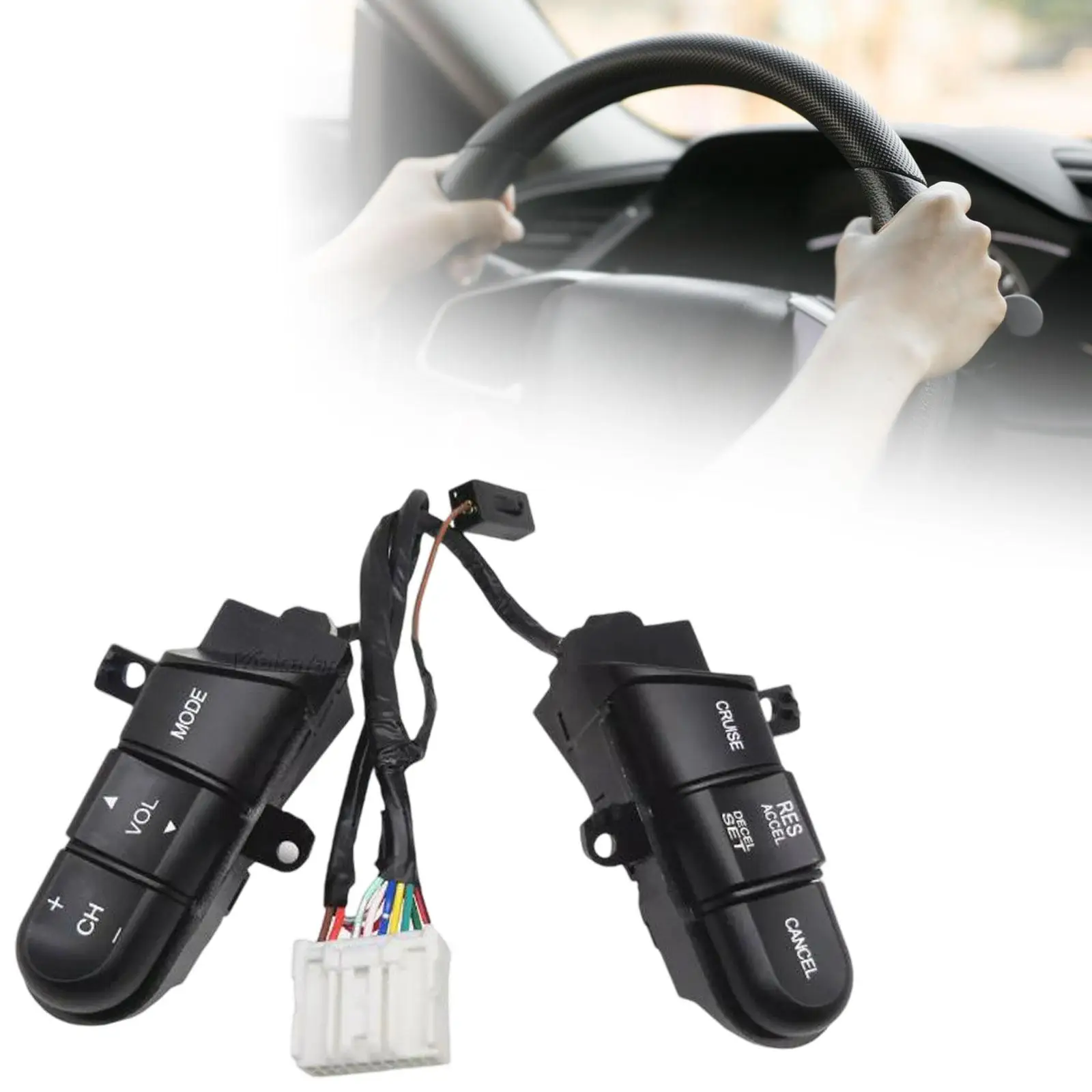 Переключатель круиз-контроля на рулевом колесе практичный для Honda Civic Sedan EX
Переключатель круиз-контроля на рулевом колесе практичный для Honda Civic Sedan EX