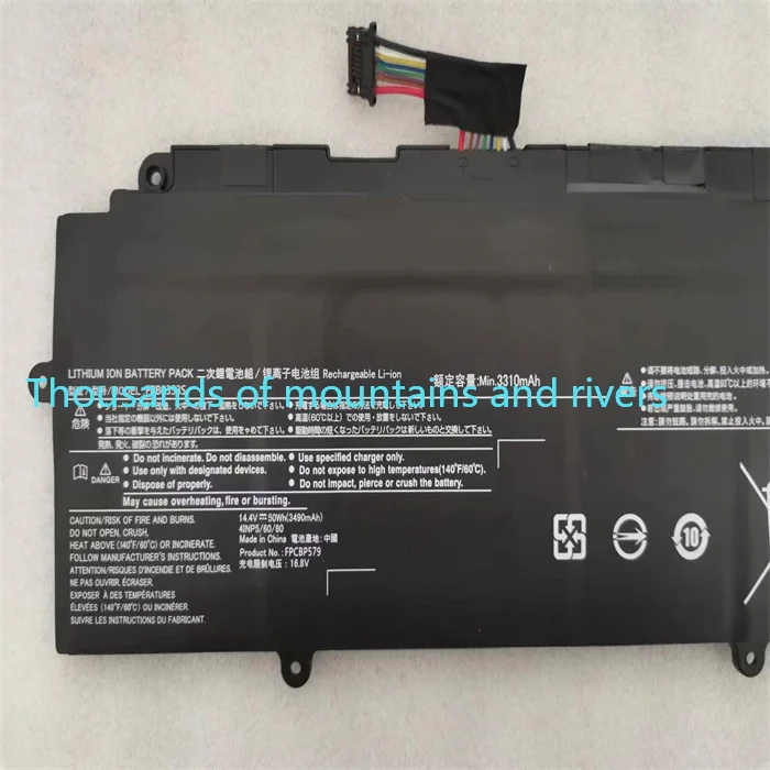 FPCBP425 FMVNBP232 Аккумулятор для ноутбука Fujitsu Lifebook U745 T935 T904U FPB0315S 14,4 В 45 Втч 3150 мАч
FPCBP425 FMVNBP232 Аккумулятор для ноутбука Fujitsu Lifebook U745 T935 T904U FPB0315S 14,4 В 45 Втч 3150 мАч