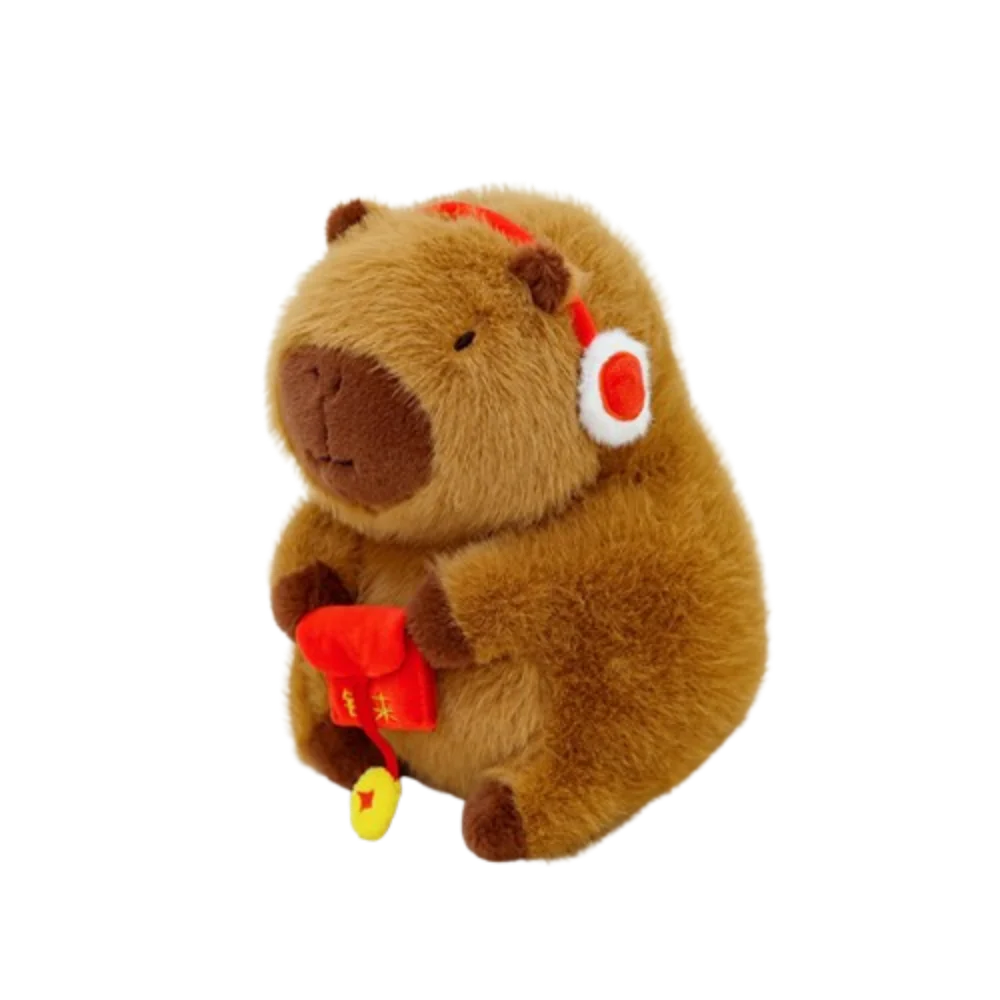 Creative New Year Style Capybara Plush Doll Soft Stuffed Simulation Capybara Toy 33cm PP Cotton Stuffed Capybara Doll Home Decor
Creative New Year Style Capybara Plush Doll Soft Stuffed Simulation Capybara Toy 33cm PP Cotton Stuffed Capybara Doll Home Decor