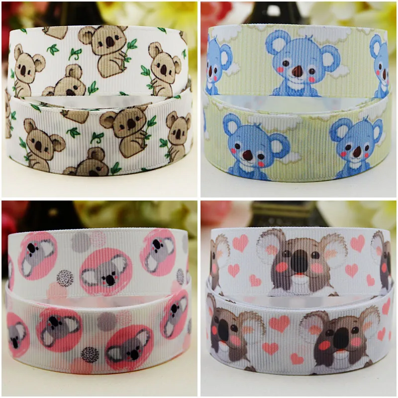 22mm 25mm 38mm koala Cartoon printed Grosgrain Ribbon for DIY Hair Bows Merry Party Gift Decoration Material 10 Yards X-03807
22mm 25mm 38mm koala Cartoon printed Grosgrain Ribbon for DIY Hair Bows Merry Party Gift Decoration Material 10 Yards X-03807