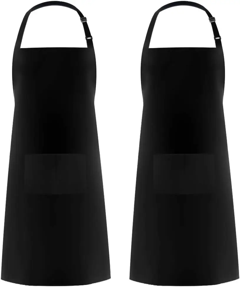 Apron for Men Women, Adjustable Cooking Kitchen Chef Aprons with 2 Pockets, Cotton/Polycotton/Polyester
Apron for Men Women, Adjustable Cooking Kitchen Chef Aprons with 2 Pockets, Cotton/Polycotton/Polyester
