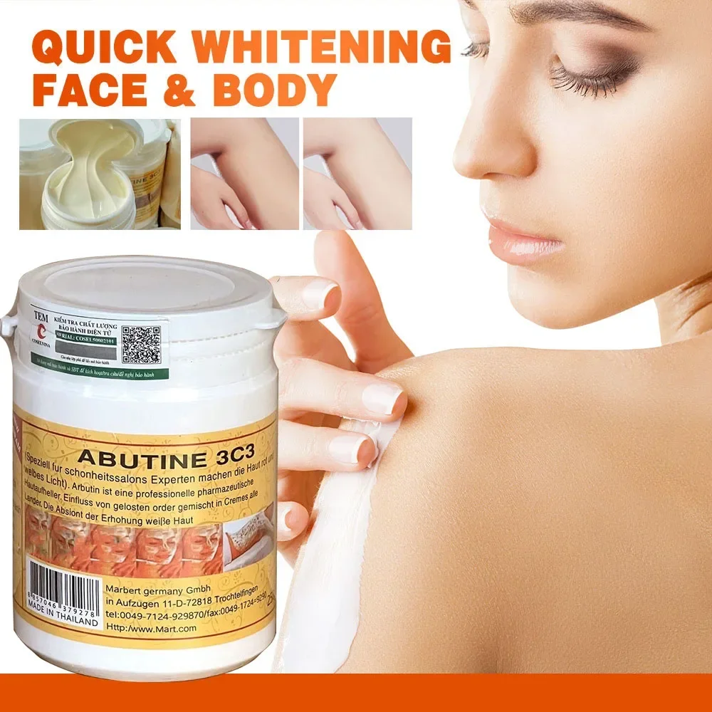 Brighten and Smooth Skin Whiter 250g Body Lotion Abutine 3c3 Whitening Body Reduce Dark Skin Blemishes, Moisturize Cream
Brighten and Smooth Skin Whiter 250g Body Lotion Abutine 3c3 Whitening Body Reduce Dark Skin Blemishes, Moisturize Cream