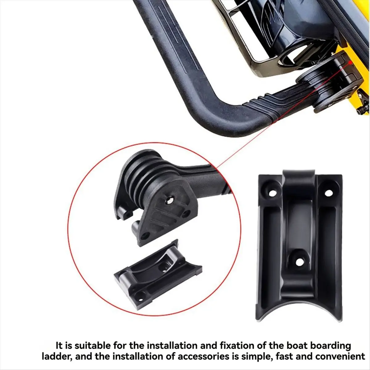 *ESTR Boarding Ladder Mount Bracket Compatible with for Sea-Doo RXP 22XP GTX 21XT RXT Enhanced Durability & Precision Fit