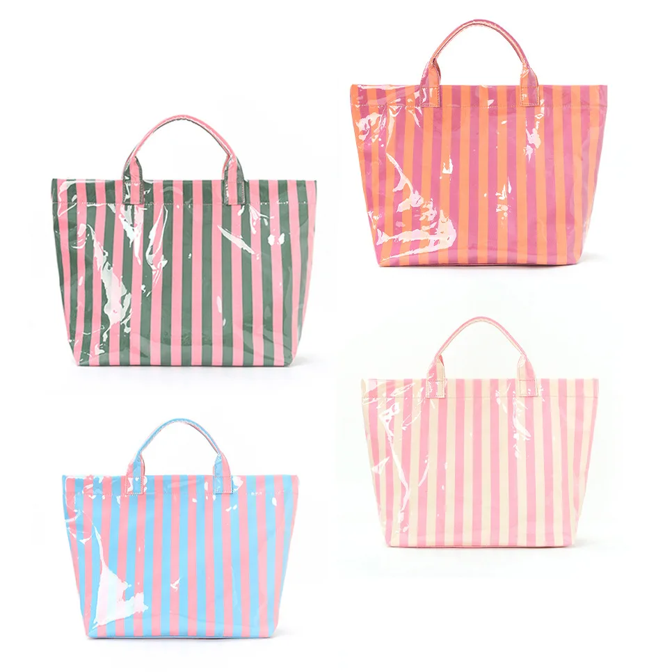 New Striped Tote Bag High Beauty Lightweight Handbag for Commute, Large Capacity Portable Travel Shoulder Purse
New Striped Tote Bag High Beauty Lightweight Handbag for Commute, Large Capacity Portable Travel Shoulder Purse