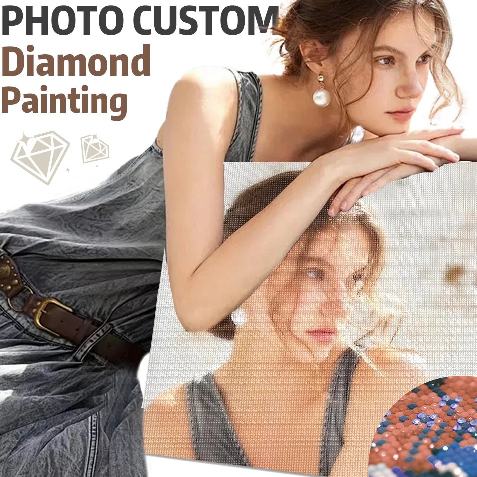 Photo Custom 5d Diamond Painting Family Photo Full Square/Round Rhinestone Diamond Embroidery Home Decor Diy
Photo Custom 5d Diamond Painting Family Photo Full Square/Round Rhinestone Diamond Embroidery Home Decor Diy