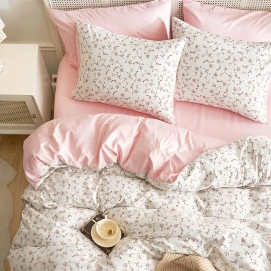 Floral Comforter Set Coquette Cottagecore Aesthetic Cute Flower Pattern for Women Teen Girls Soft Lightweight Dorm Bedding 3 Pc
Floral Comforter Set Coquette Cottagecore Aesthetic Cute Flower Pattern for Women Teen Girls Soft Lightweight Dorm Bedding 3 Pc