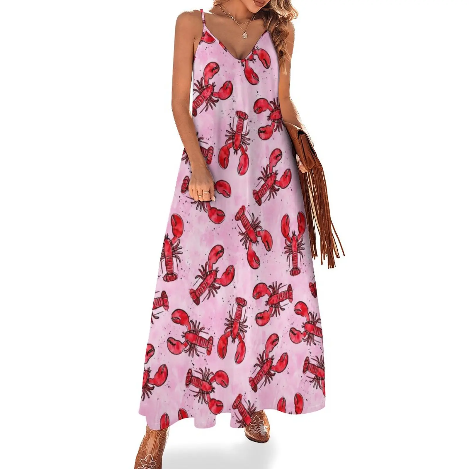 lobsters - ink and watercolor - red on pink Sleeveless Dress women's clothing trend 2023 ceremony dresses
lobsters - ink and watercolor - red on pink Sleeveless Dress women's clothing trend 2023 ceremony dresses