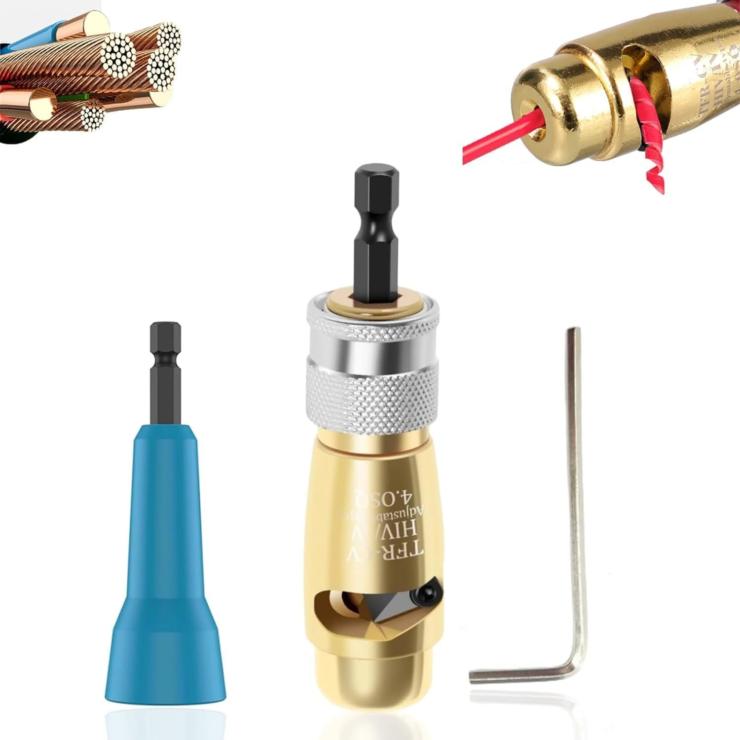 High-quality Professional Electrician Wire Stripping and Twisting Tool Set for Power Drill - Ultimate Wire Stripper and Twister
High-quality Professional Electrician Wire Stripping and Twisting Tool Set for Power Drill - Ultimate Wire Stripper and Twister