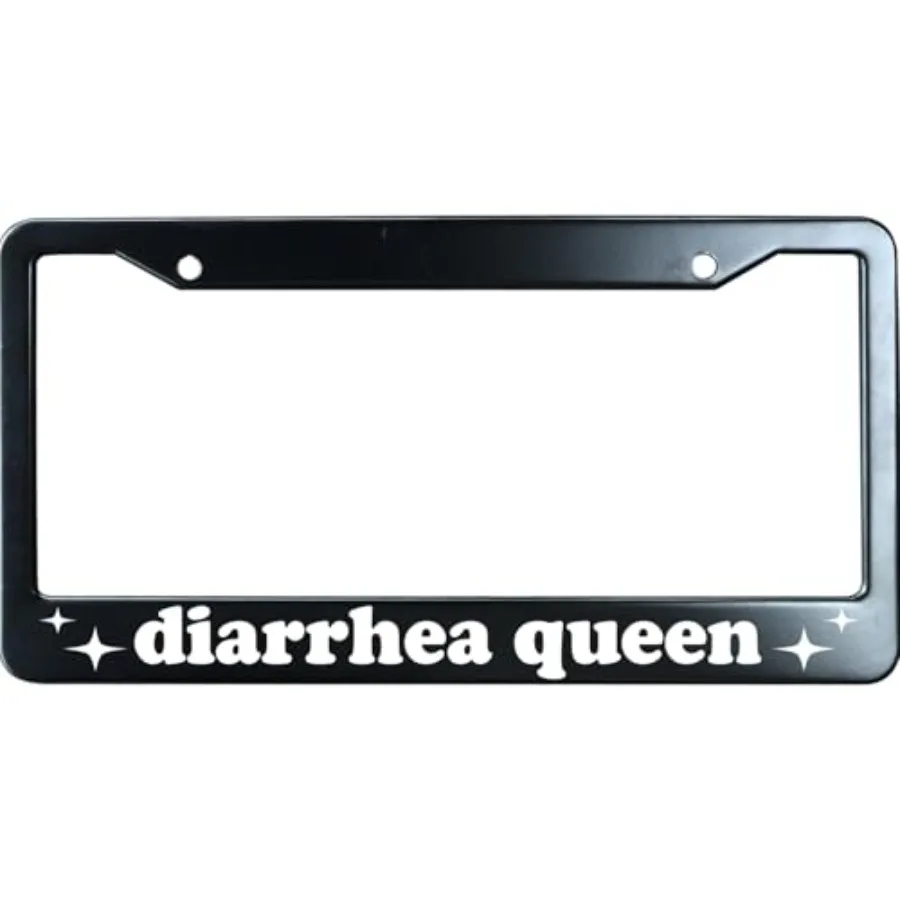Diarrhea Queen Funny License Plate Frame for Men/Women, Stainless Steel Auto Car Plate Cover UV Printed, Personalized Humor Gif
Diarrhea Queen Funny License Plate Frame for Men/Women, Stainless Steel Auto Car Plate Cover UV Printed, Personalized Humor Gif