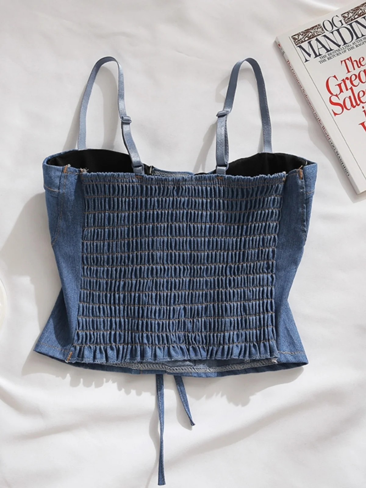 Джинсовый жилет на бретелях, женская внутренняя одежда, верхняя одежда, универсальный топ для пикантных девушек, модный топ Bal Slim Fit из полиэфирного волокна
Джинсовый жилет на бретелях, женская внутренняя одежда, верхняя одежда, универсальный топ для пикантных девушек, модный топ Bal Slim Fit из полиэфирного волокна