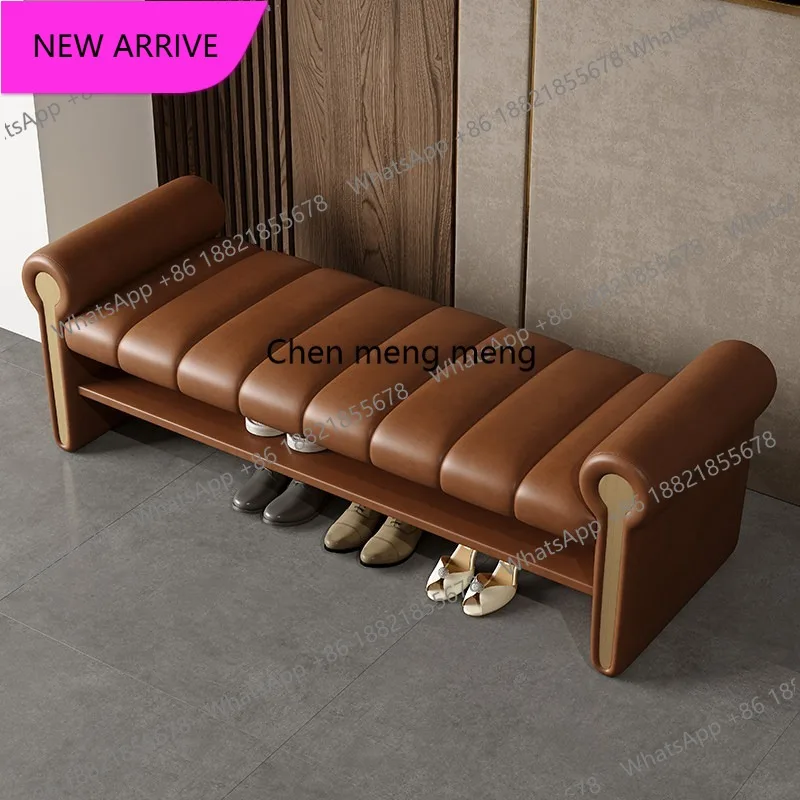 M183 Retro style shoe change stool household bedside stool all leather Italian light luxury bench
M183 Retro style shoe change stool household bedside stool all leather Italian light luxury bench