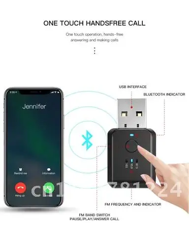 FM Transmitter Car Bluetooth 5.0 Receiver Handsfree Call Mini USB Bluetooth Car Kit Auto Wireless Audio Car Adapter Accessories
FM Transmitter Car Bluetooth 5.0 Receiver Handsfree Call Mini USB Bluetooth Car Kit Auto Wireless Audio Car Adapter Accessories
