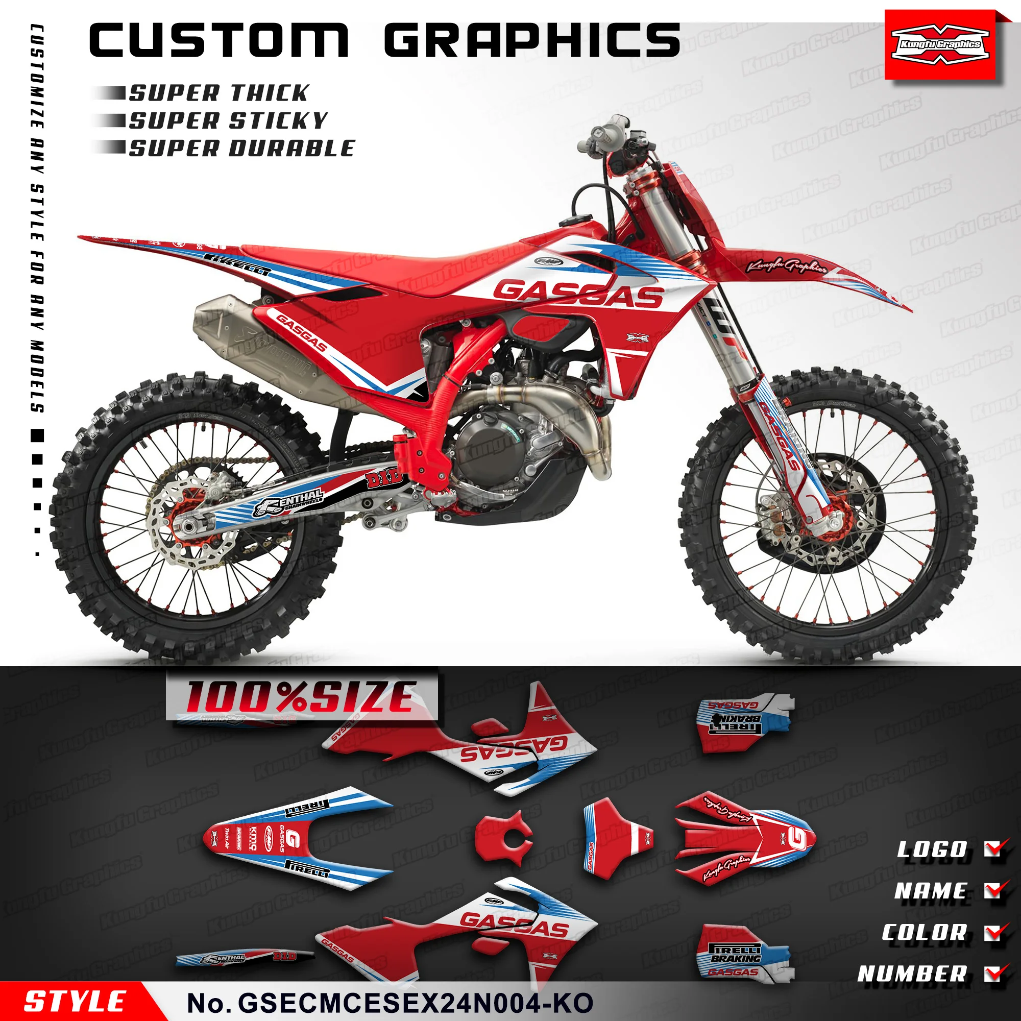 KUNGFU Графический мотоциклетный фотоаккумулятор для газа EC EX MC ES 125 250 300 250F 300F 350F 450F 500F 2024
KUNGFU Графический мотоциклетный фотоаккумулятор для газа EC EX MC ES 125 250 300 250F 300F 350F 450F 500F 2024