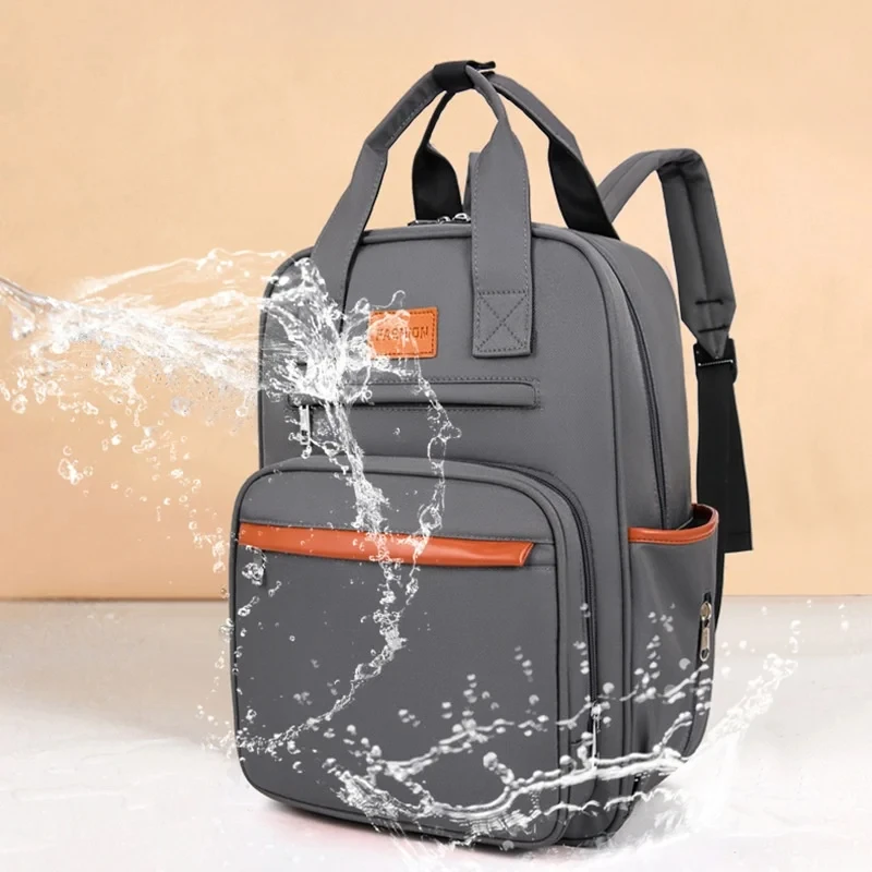 Multifunctional Oxford Cloth Diaper Bag with Arc-shaped Shoulder Straps Universal Large Woman Travel Baby Organizer Stroller Bag
Multifunctional Oxford Cloth Diaper Bag with Arc-shaped Shoulder Straps Universal Large Woman Travel Baby Organizer Stroller Bag