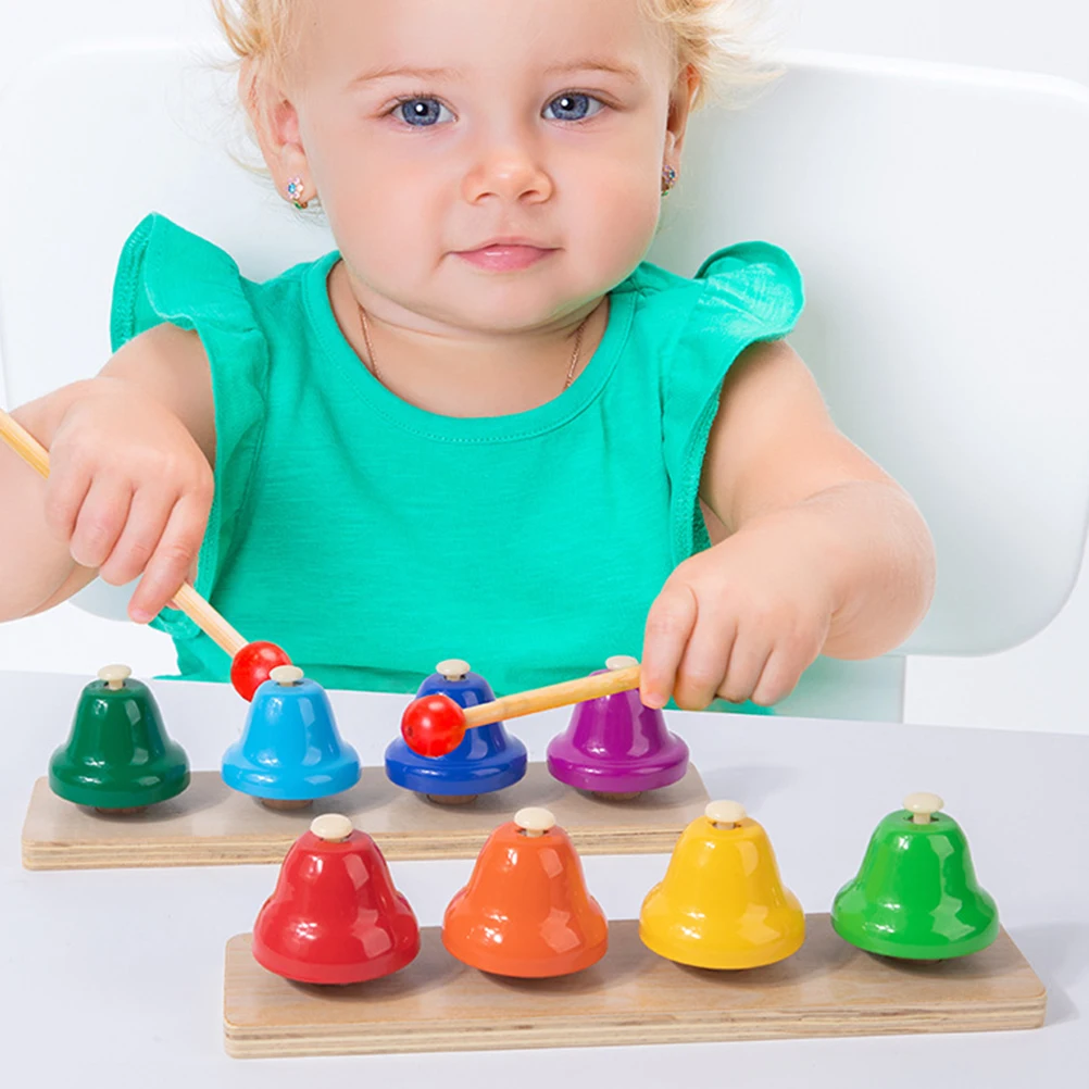 Creative 8-Note Hand Bells for Kids Octave Bell Educational Percussion Instruments Music Teaching Toy Fine Workmanship Safe
Creative 8-Note Hand Bells for Kids Octave Bell Educational Percussion Instruments Music Teaching Toy Fine Workmanship Safe