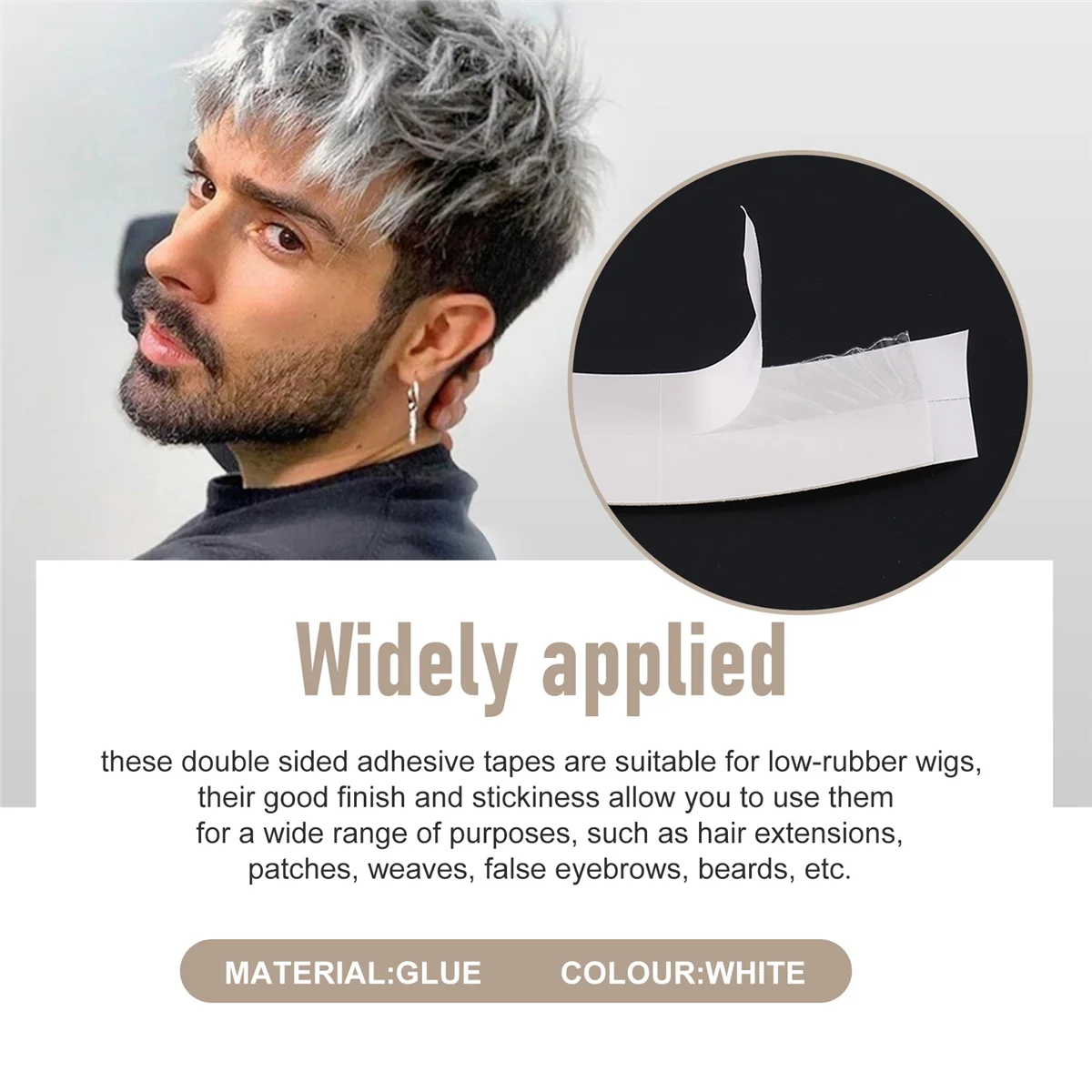 ABFKW 180Pc/Lot Fixed Hair System Adhesive Tape Super Strong Double Adhesive Extended Tape Waterproof Sweat Toupee Lace Wig
ABFKW 180Pc/Lot Fixed Hair System Adhesive Tape Super Strong Double Adhesive Extended Tape Waterproof Sweat Toupee Lace Wig