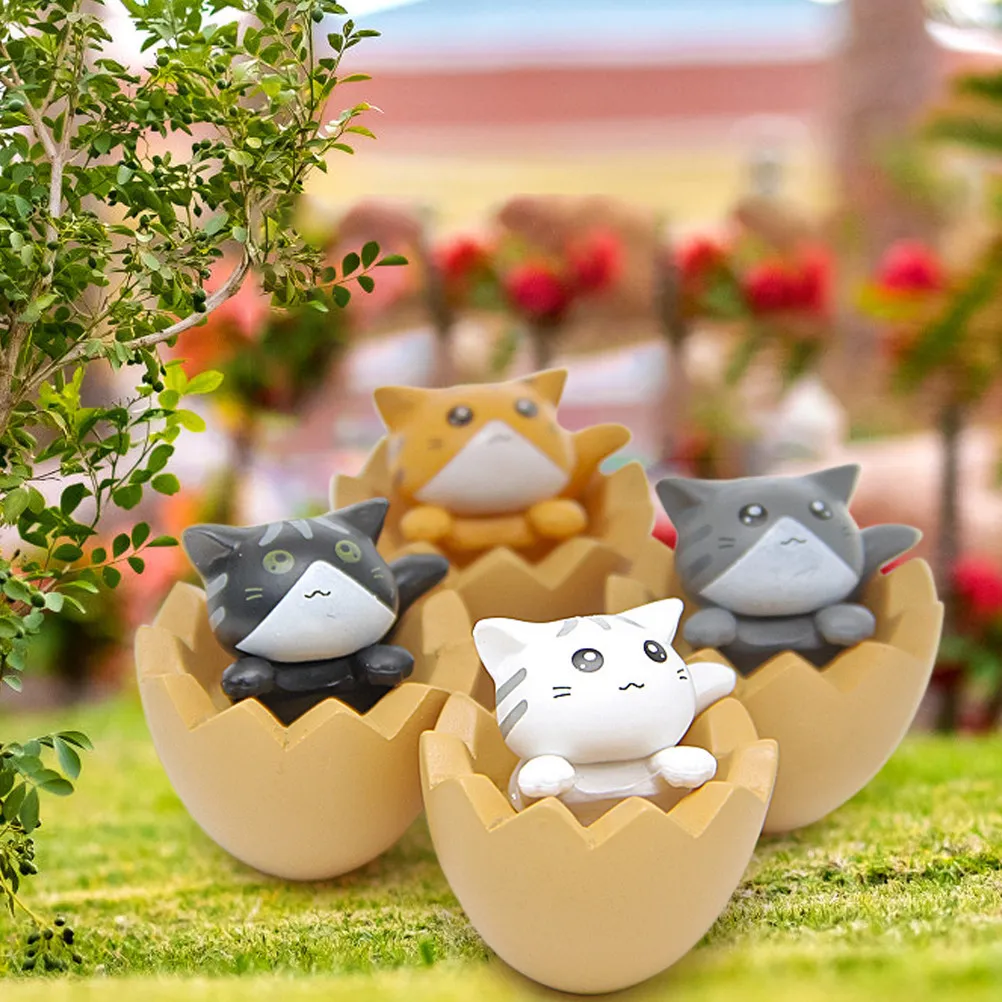 4Pcs Cat Statue Miniature Decorations Realistic PVC Craft Desktop Ornament for Home Office Car Decor Party Gift
4Pcs Cat Statue Miniature Decorations Realistic PVC Craft Desktop Ornament for Home Office Car Decor Party Gift