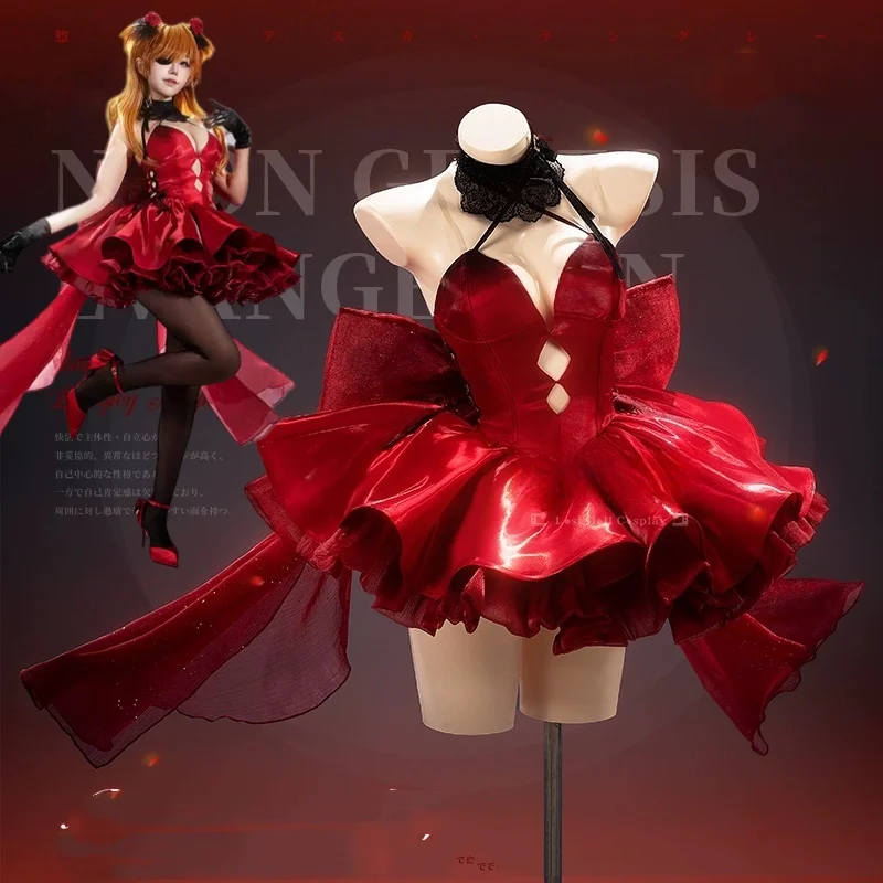 Anime Goddess Cosplay Costume Sexy Red Strapless Dress Luxury Clothing Princess Bulingbuling Skirt Halloween Party Outfits
Anime Goddess Cosplay Costume Sexy Red Strapless Dress Luxury Clothing Princess Bulingbuling Skirt Halloween Party Outfits