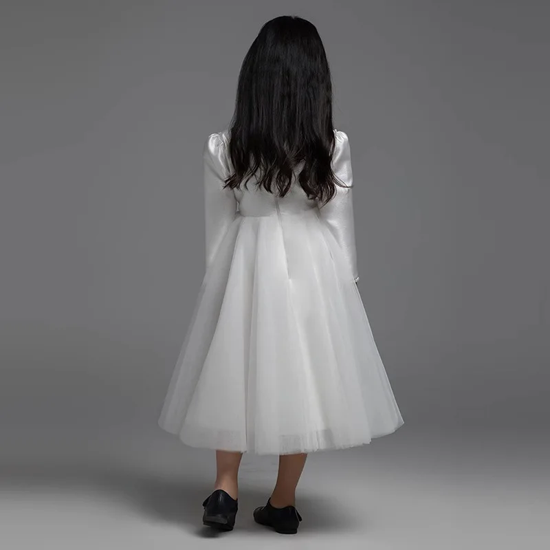 Children's Formal Dress for Girls, Stylish High-End White Piano Performance Host Princess Dress for Spring
Children's Formal Dress for Girls, Stylish High-End White Piano Performance Host Princess Dress for Spring