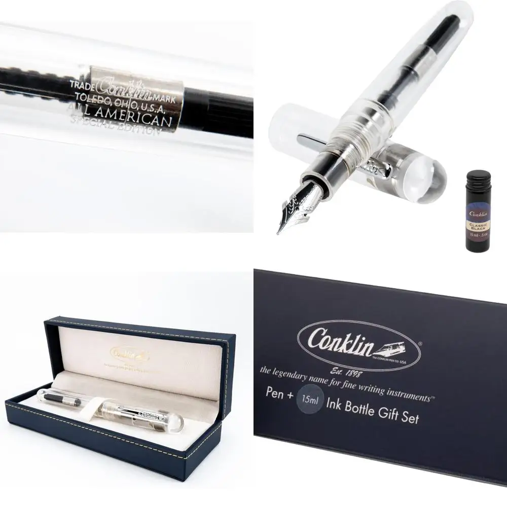 Художественная прозрачная перьевая ручка с гибким пером и черными чернилами 15 мл, роскошный подарок для коллекционеров
Художественная прозрачная перьевая ручка с гибким пером и черными чернилами 15 мл, роскошный подарок для коллекционеров