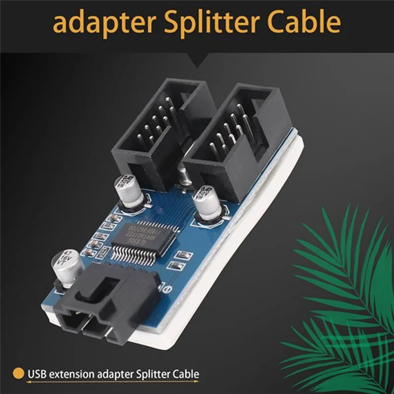 AT93-1To2 9-Pin USB Splitter USB 9-Pin Extension Cable For PC Front Panel For PC Motherboard
AT93-1To2 9-Pin USB Splitter USB 9-Pin Extension Cable For PC Front Panel For PC Motherboard