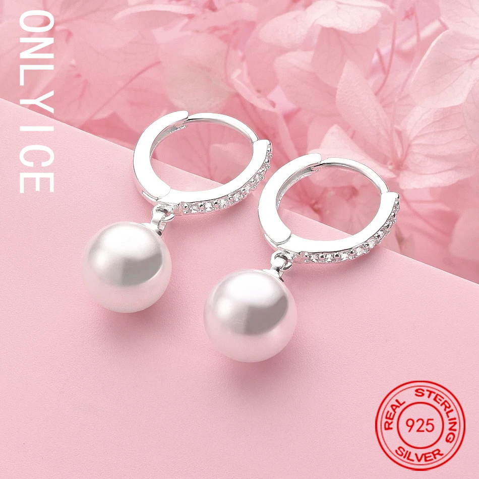 ONLYICE 925 Sterling Silver Earrings Zircons Pearl Drop Earrings For Women Jewelry Fashion Party and Daily Wear
ONLYICE 925 Sterling Silver Earrings Zircons Pearl Drop Earrings For Women Jewelry Fashion Party and Daily Wear