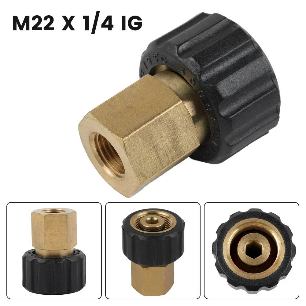 Адаптер M22 X 1/4 IG, быстрое соединение для трубки мойки высокого давления, шланг для полива сада, быстрое соединение с 14 мм разъемом для сосков
Адаптер M22 X 1/4 IG, быстрое соединение для трубки мойки высокого давления, шланг для полива сада, быстрое соединение с 14 мм разъемом для сосков