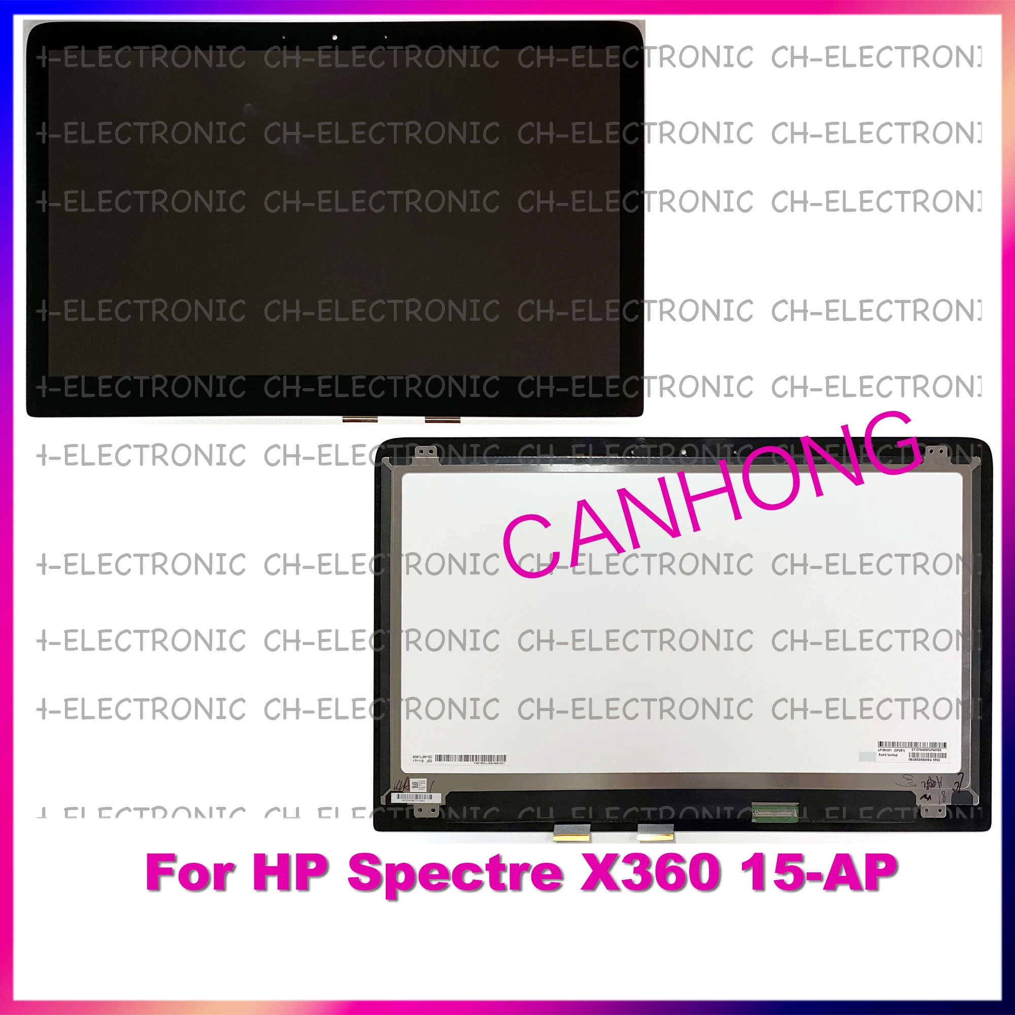 15.6" For HP Spectre X360 15-AP 15-ap000na UHD 3840x2160 LCD Touch Screen Display Replacement Assembly Panel 841265-001
15.6" For HP Spectre X360 15-AP 15-ap000na UHD 3840x2160 LCD Touch Screen Display Replacement Assembly Panel 841265-001
