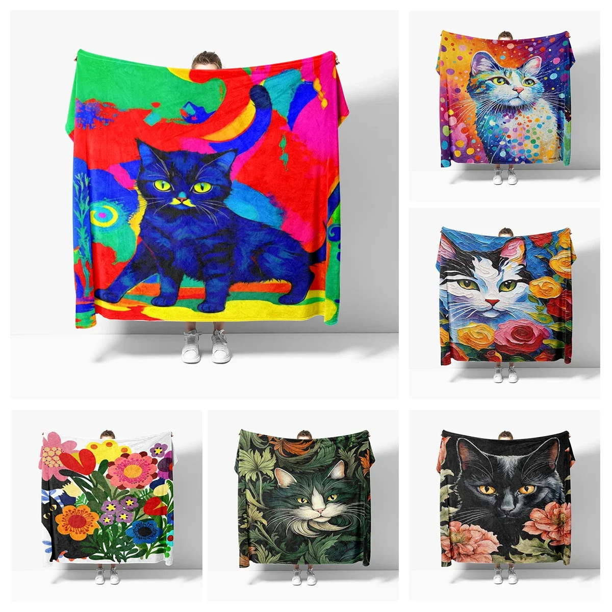 Home decoration plush Throw Sofa blanket Anime animals Bedspread on the bed fluffy soft blankets decor Plaid Modern cat black
Home decoration plush Throw Sofa blanket Anime animals Bedspread on the bed fluffy soft blankets decor Plaid Modern cat black