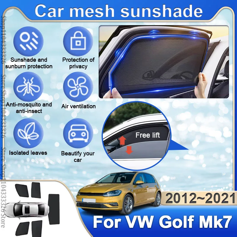 Magnetic Car Sunshade For Volkswagen VW Golf 7 Mk7 2012~2021 2018 Mesh Curtains Window Uv Side Protection Sun Visor Summer Parts
Magnetic Car Sunshade For Volkswagen VW Golf 7 Mk7 2012~2021 2018 Mesh Curtains Window Uv Side Protection Sun Visor Summer Parts