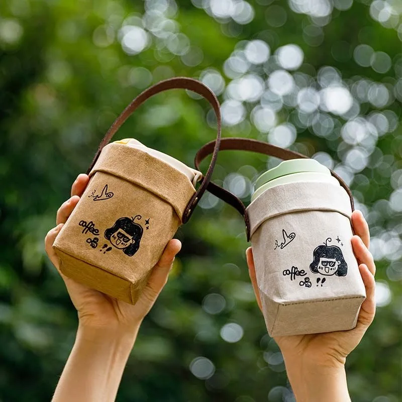 Cartoon kraft paper waterproof Portable Water Bottle Bag Mug Cup Sleeve Cup Insulated Protective Cover
Cartoon kraft paper waterproof Portable Water Bottle Bag Mug Cup Sleeve Cup Insulated Protective Cover