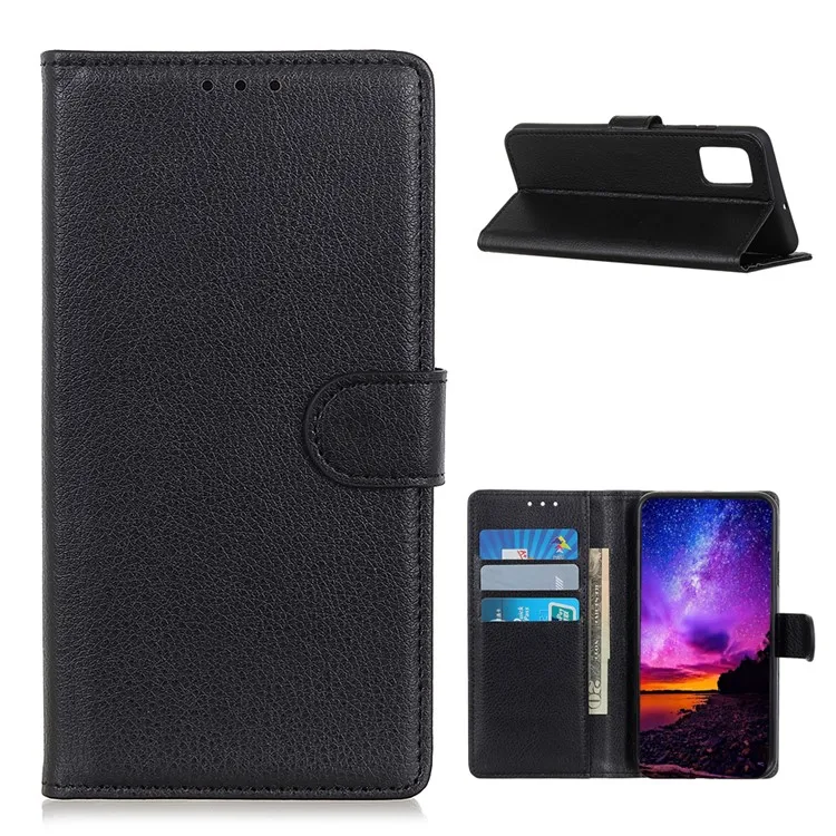 For Samsung Galaxy A52 4G/5G / A52s 5G Phone Case Classic Litchi Texture Wallet Leather Phone Protector - Black
For Samsung Galaxy A52 4G/5G / A52s 5G Phone Case Classic Litchi Texture Wallet Leather Phone Protector - Black