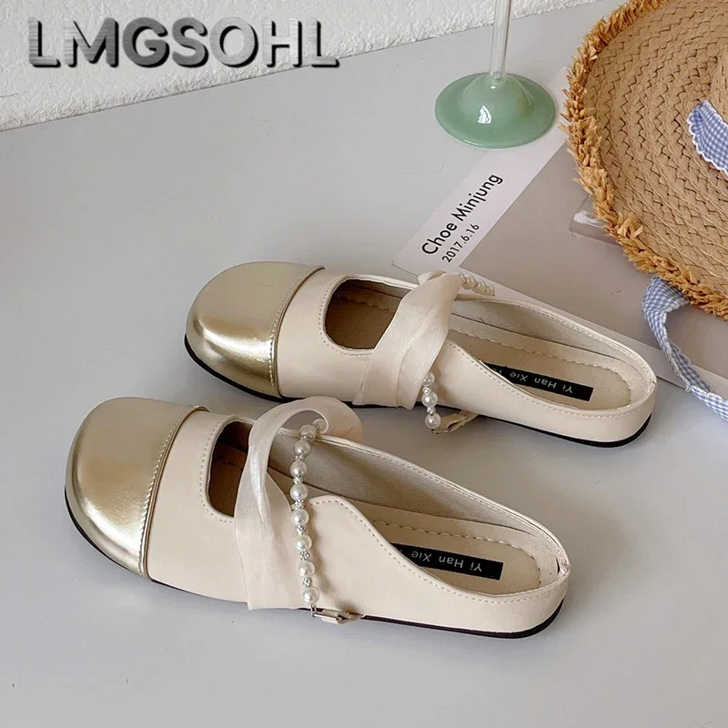 Beaded Sandals Women Flats Slippers Causal Mules Shoes Summer 2025 Luxury Brand Slingback Shoes Elegant Dress Flip Flops Mujer
Beaded Sandals Women Flats Slippers Causal Mules Shoes Summer 2025 Luxury Brand Slingback Shoes Elegant Dress Flip Flops Mujer