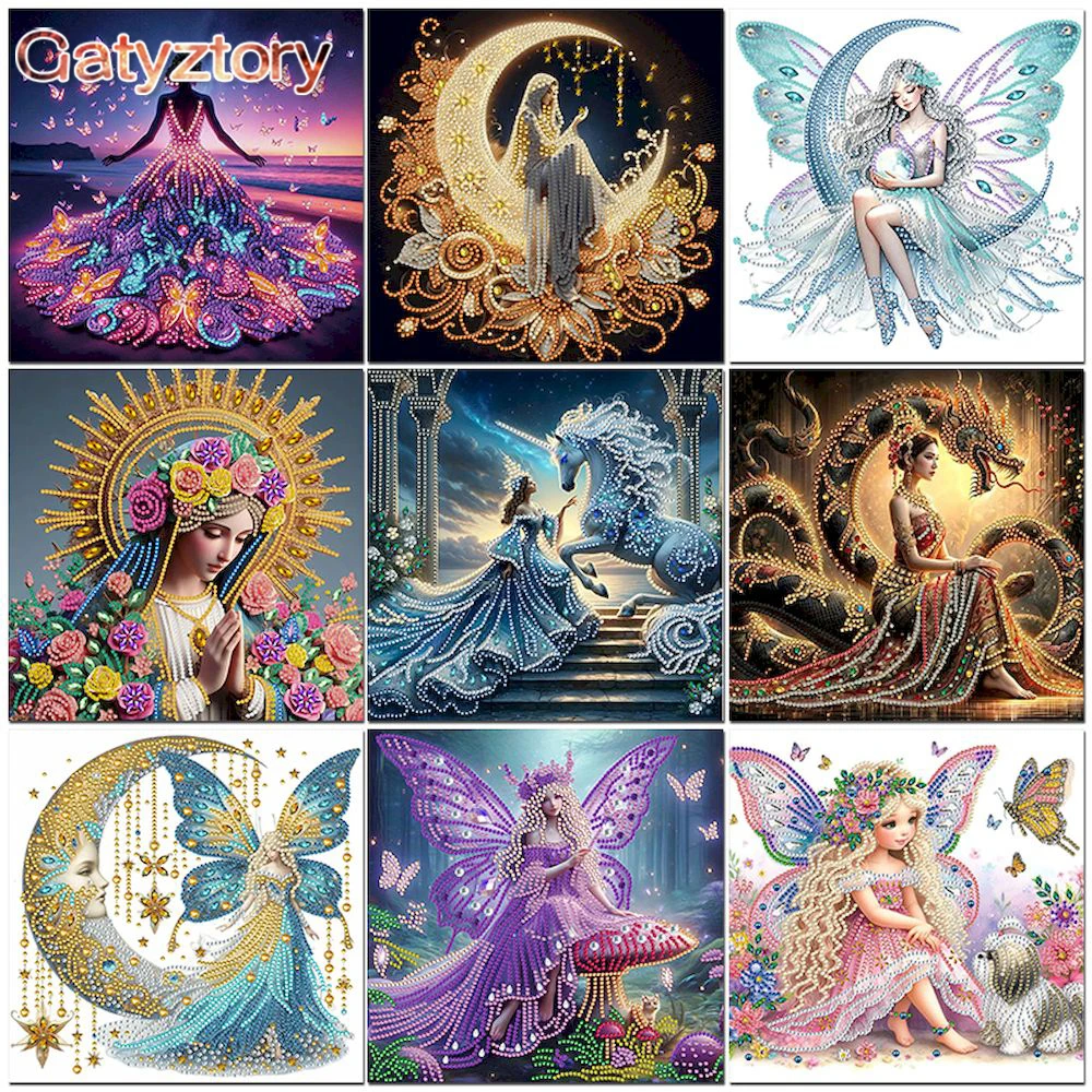 GATYZTORY 5D Diy Partial Special Shaped Drill Diamond Painting Girl Embroidery Picture Of Rhinestones Diamond Mosaic Home Decor
GATYZTORY 5D Diy Partial Special Shaped Drill Diamond Painting Girl Embroidery Picture Of Rhinestones Diamond Mosaic Home Decor