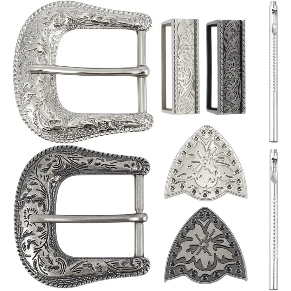 2 Set Replacement Belt Buckle Zinc Alloy Floral Engraved Buckles for Any Festivals and Occasions Gifts White K
2 Set Replacement Belt Buckle Zinc Alloy Floral Engraved Buckles for Any Festivals and Occasions Gifts White K